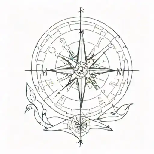 A Compass Pointing North And A Beautiful Woman Named Necla