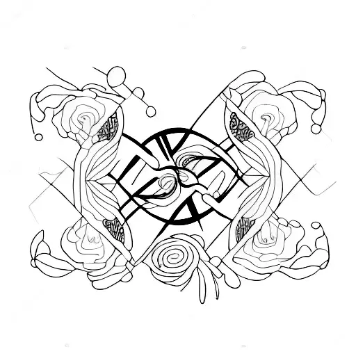 Two Paths Joining And Becoming Love