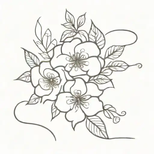 Rose And Violet Flower Bouquet