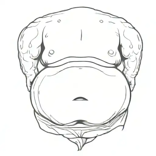 Fat Male Body Silhouette