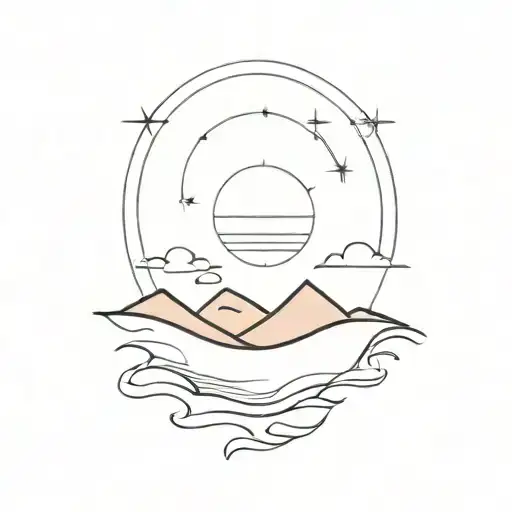 Sunset Using One Sun