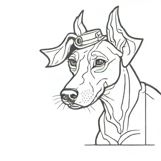 Bratz And Doberman Dog