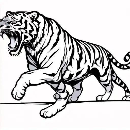 Tiger Running