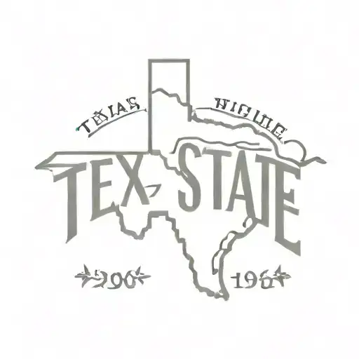 Texas State & 1969 Text Inside Representing The Client's Birth Year