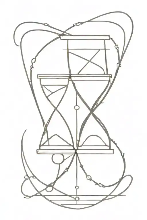 Number 1 And Hourglass