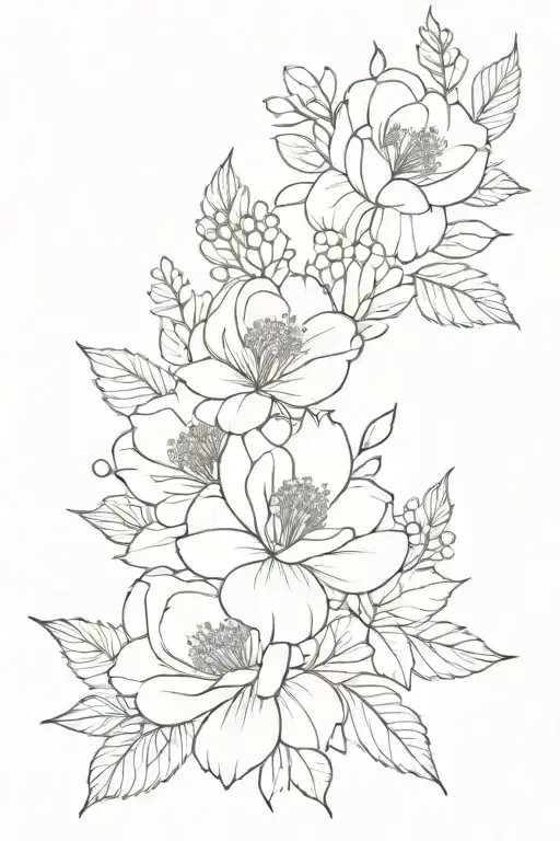 Birth Flower Bouquet