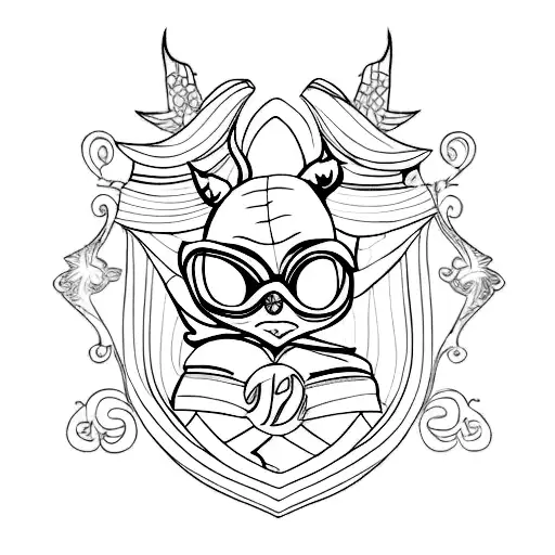 Spine Tattoo For Woman Incorporating Harry Potter And Disney