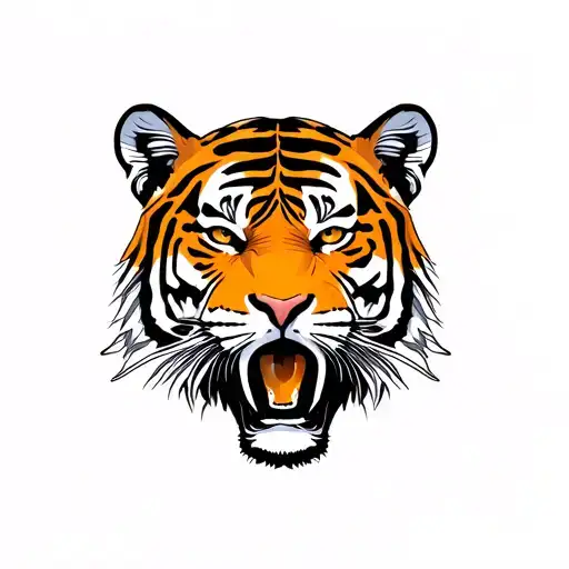 Tiger Is Searching For Alcohol Drink