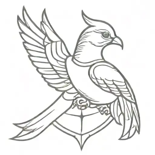 Armor Helm That Looks Like A Dove