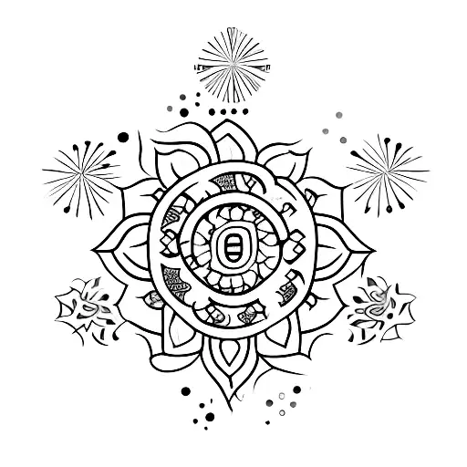 Mini Tattoo Representing The Lebanese Culture