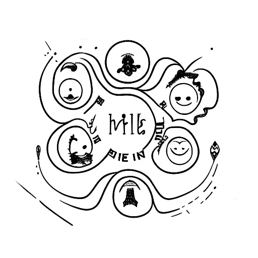 Names Of Three Children On Wrist