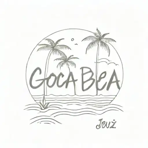 Goa Beach Tattoo With Date Jul 30 2022