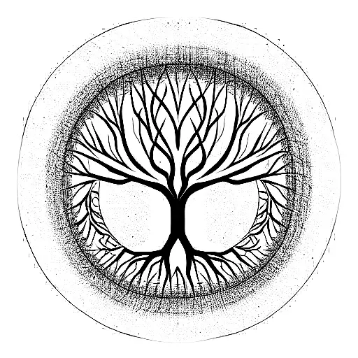 Tree Of Life Spiral Centered