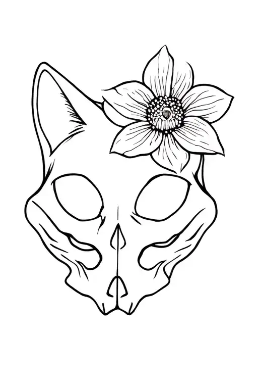 Cat Skull Flower