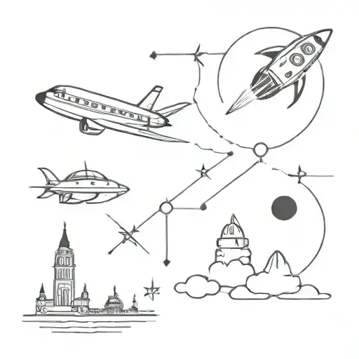 Travel And Space Themed