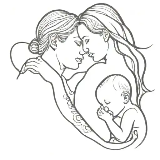 Mother Father Daughter Baby Boy