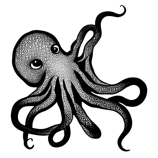 Octopus With Polka Dots