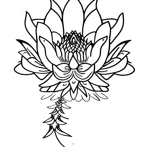 Lotus Flower Ans Phoinex