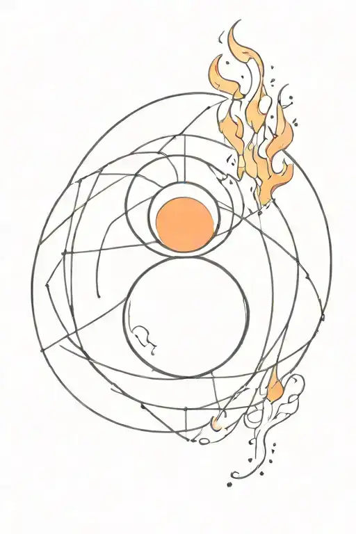 Orange Orb Fire