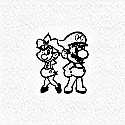 Super Mario And Bowsette Couple