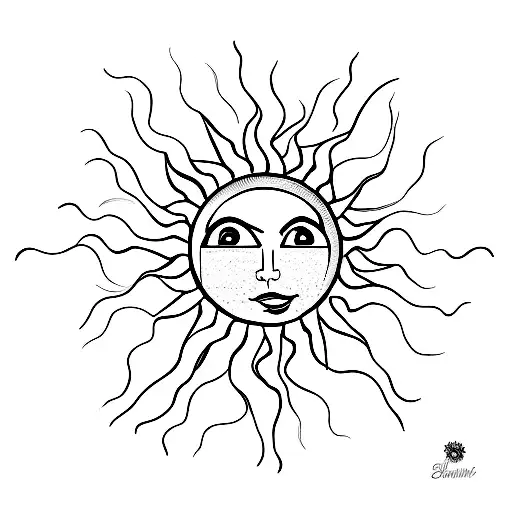 Sun Out Of Longer And Shorter Lines