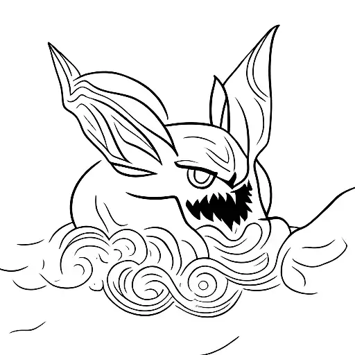 Stake And Bat Outline