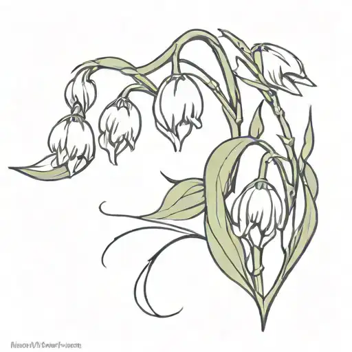 Lily Of The Valley Heart