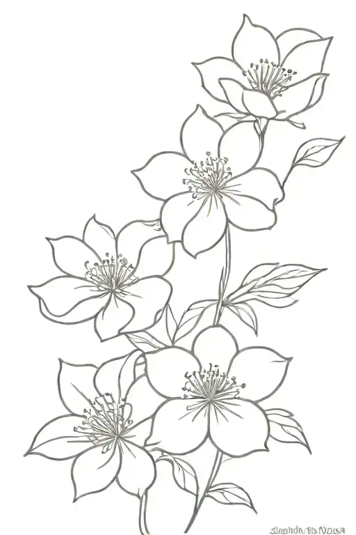 June August March Birth Flower