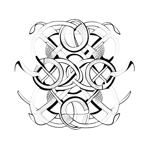 Infinity Symbol With Eguzkilore