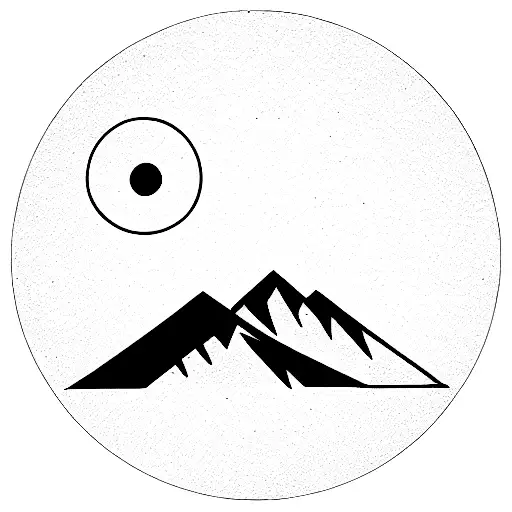 Black Mountain With Nature