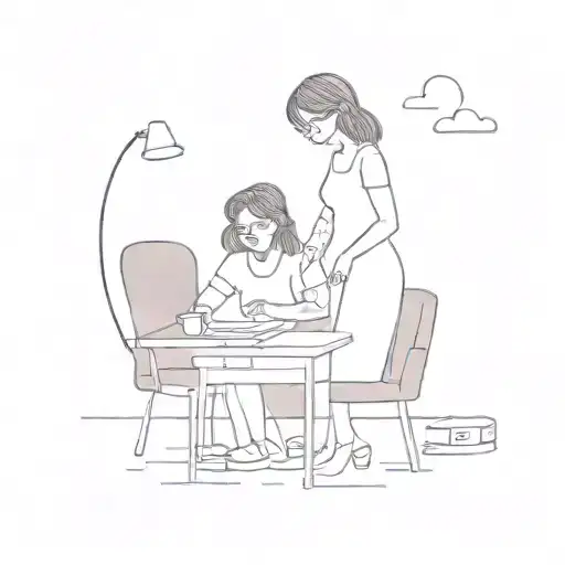 Simple Funny Two Ladies Hard Work Office