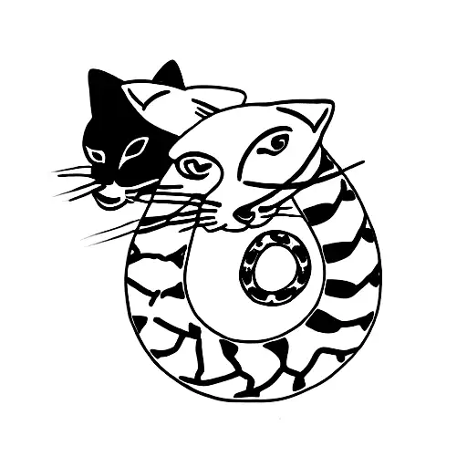 Cat With Snake
