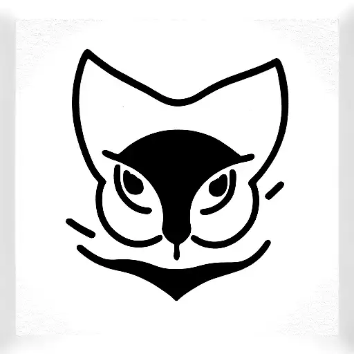 Black Cat With A Third Eye