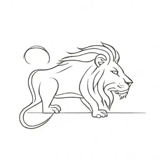 Lion Letter T