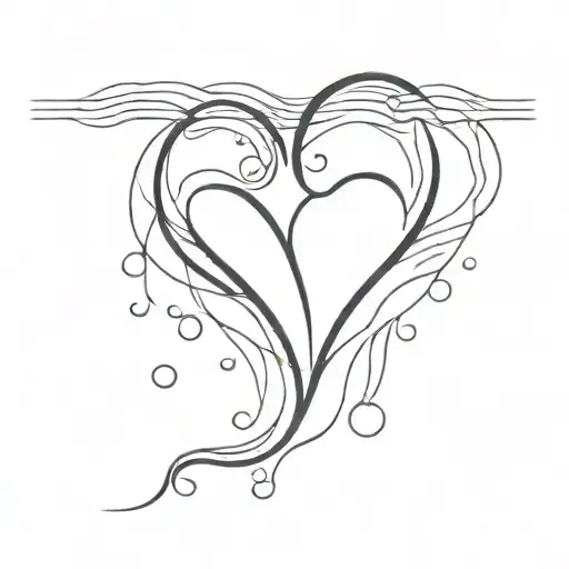 Heart And Water Waves