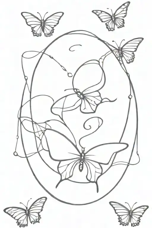 777 Angel Number Butterfly