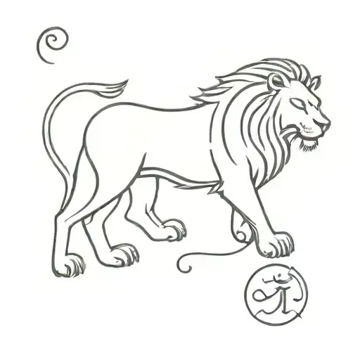 Aquarius Zodiac With Lion Zodiac