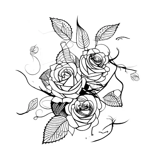 Broken Vines And Roses