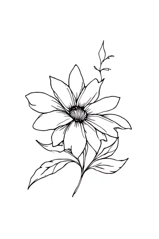 Flower One Line
