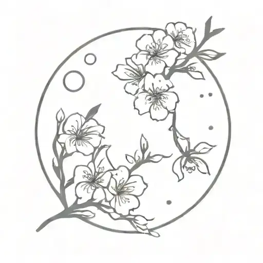 Moon Cherry Blossom