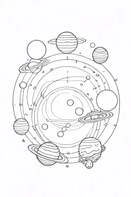 The Solar System Moving Forward In Space With Inspiration From The Greeks Gods