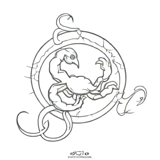 Cancer Zodiac With Cigarette Burning