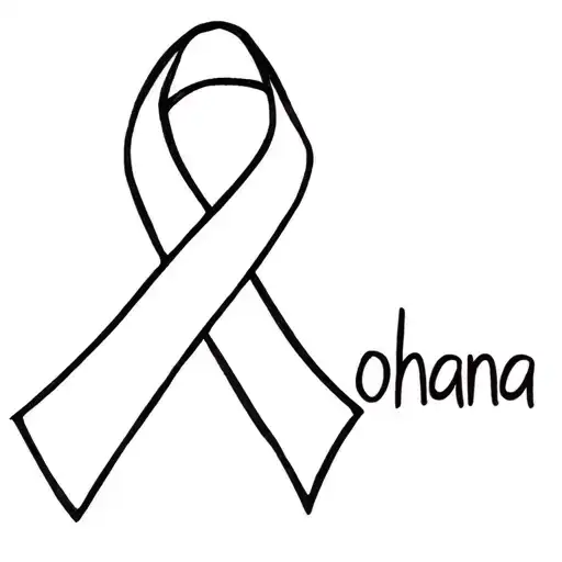 Hakuna Matata And Ohana With Breast Cancer Ribbon