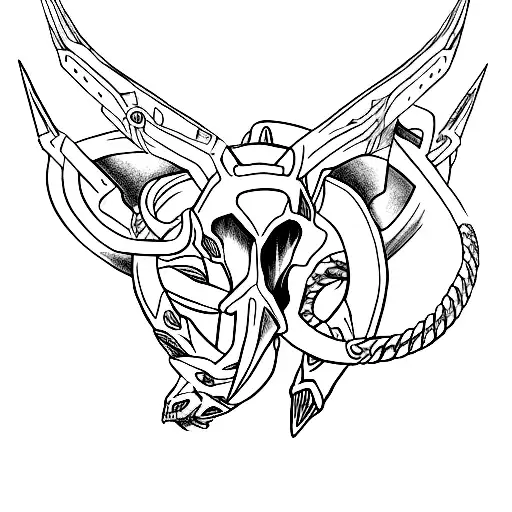 Mega Rayquaza Skull
