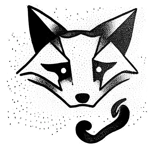 A Rose Coming Out Of A Fox