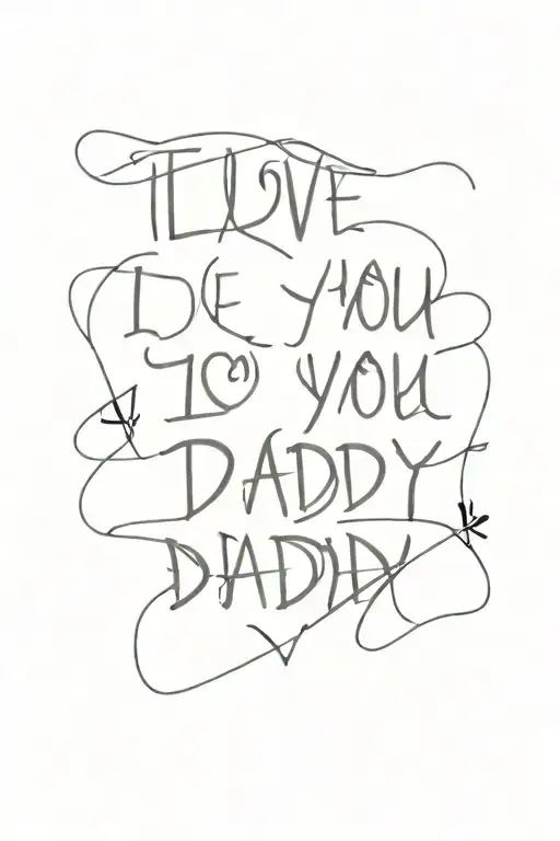 I Love You Daddy Clarke