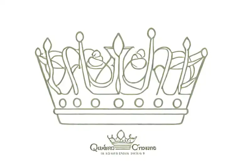 Queen Crown Minimal