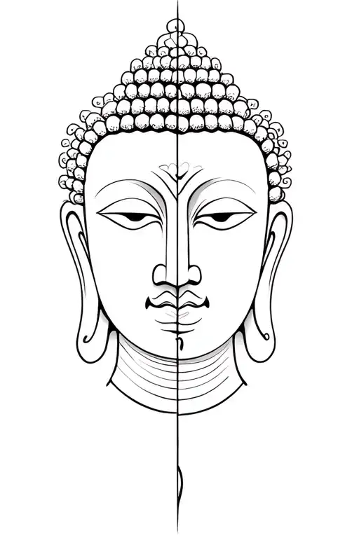 They Buddha Mask Split