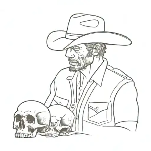 Cowboys Skull Head And Dreamers