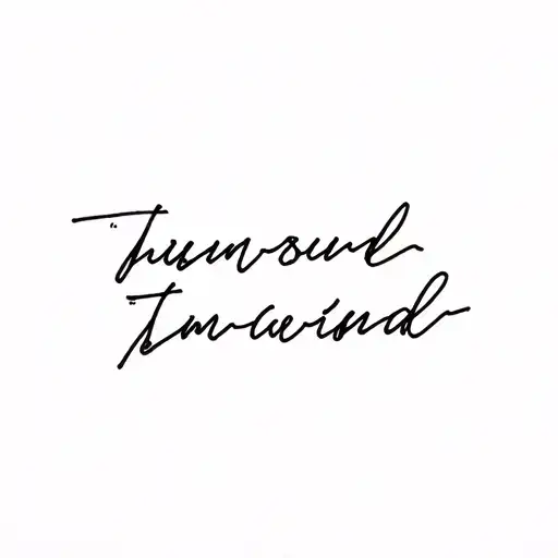 Small Word Mental Tattoo Design